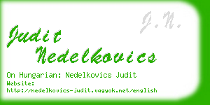 judit nedelkovics business card